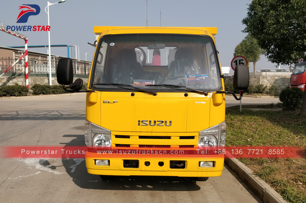 Cambodia ISUZU wrecker tow truck medium duty road recovery vehicle for sale