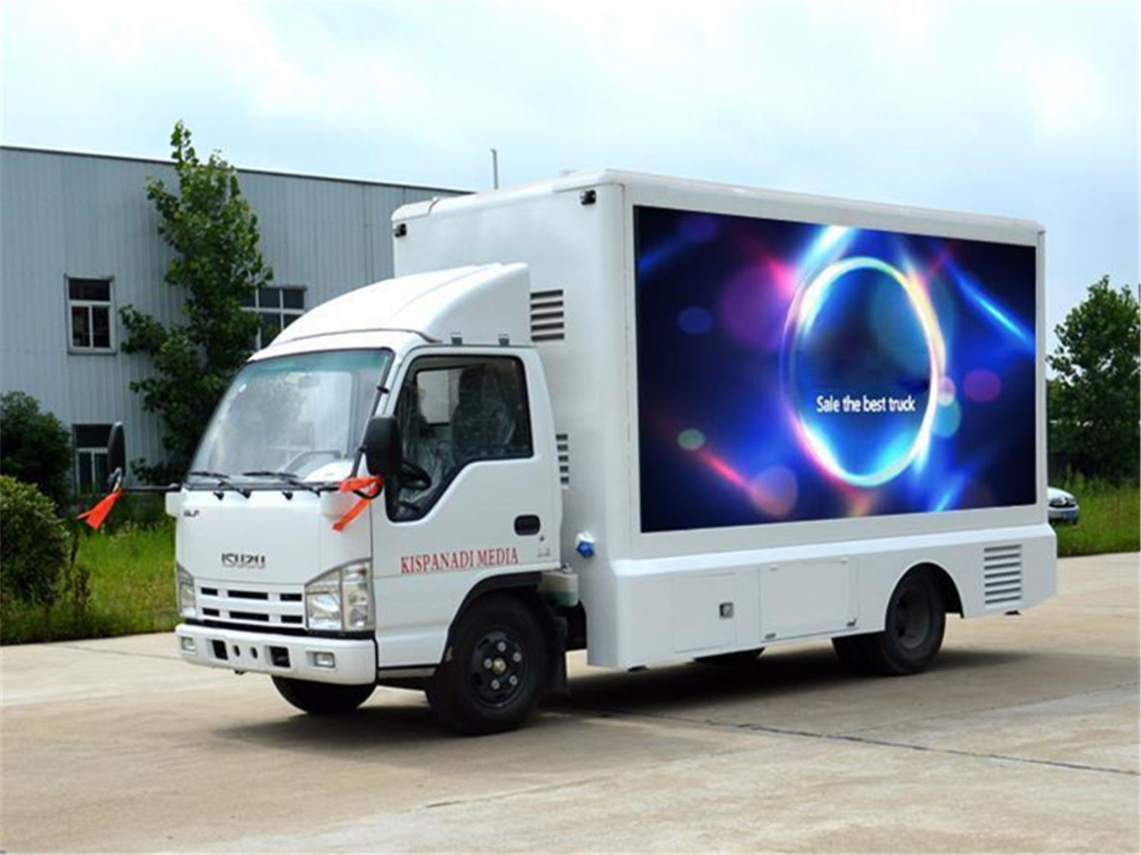 ISUZU 4x2 outdoor LED panel Advertising Display Truck