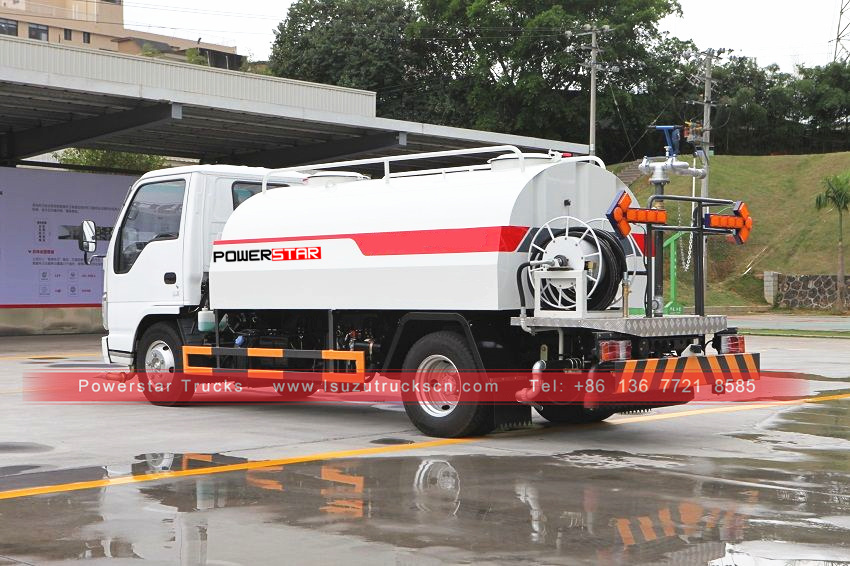 Philippines Brand new ISUZU ELF 4,000L Water Tank Sprinkler Trucks for sale