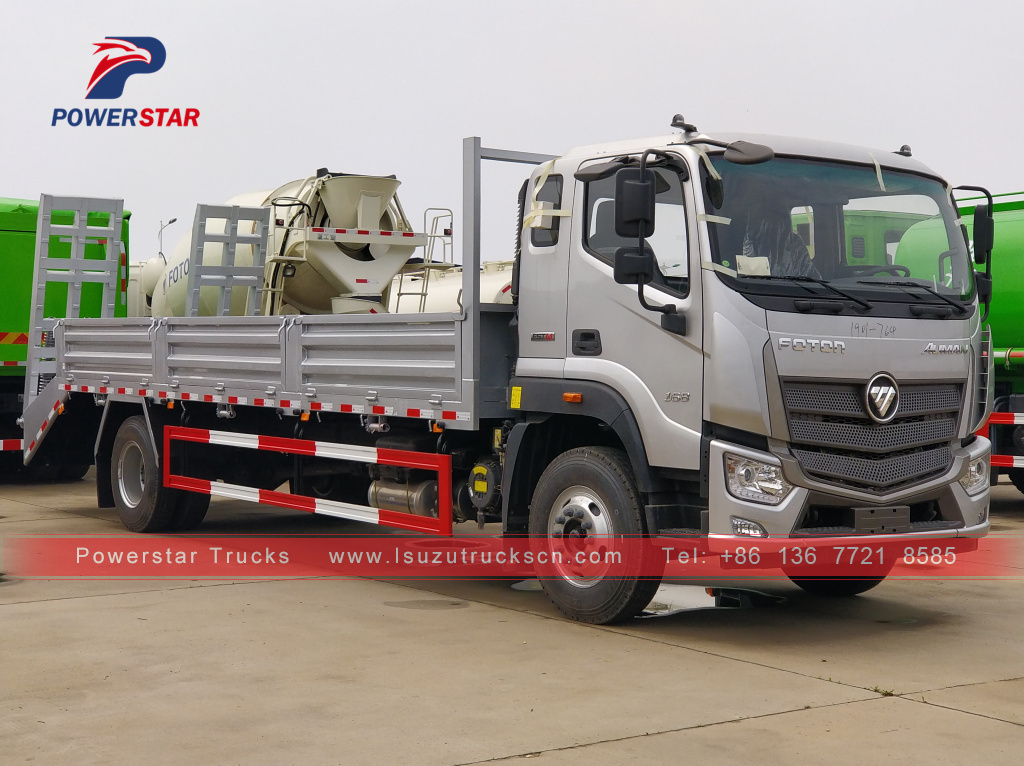 Ethiopia flatbed wrecker tow truck wrecker winch FOTON wrecker for sale