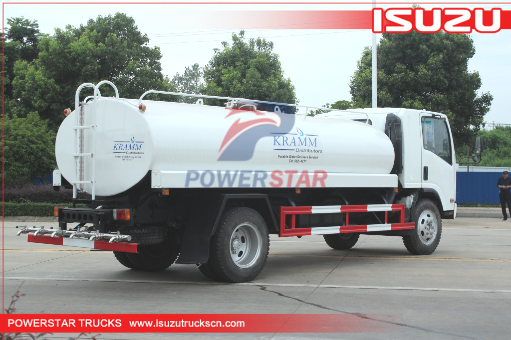 antigua Isuzu Water Tanker Stainless Steel Potable Water Truck For Sale