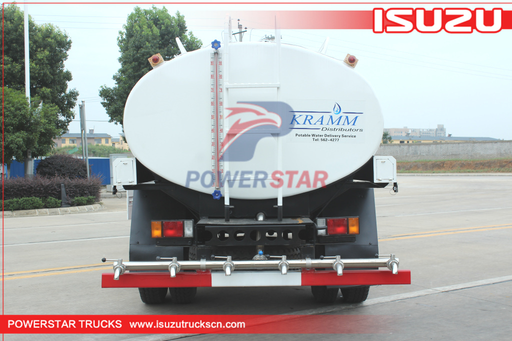 antigua Isuzu Water Tanker Stainless Steel Potable Water Truck For Sale