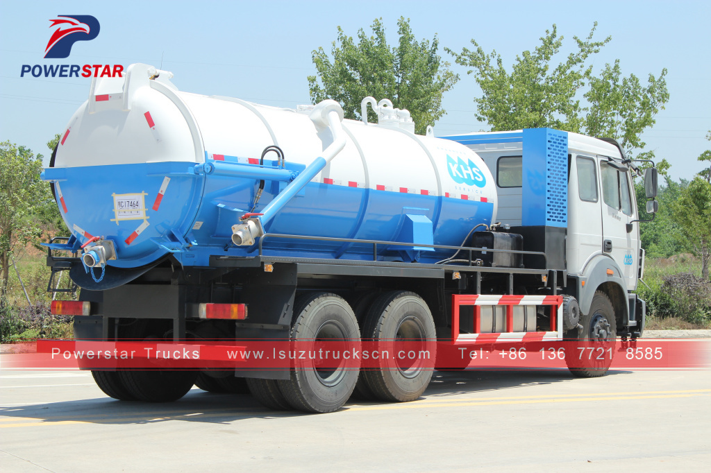 Monglia Beiben 10,000L Vacuum Sewage suction truck for sale