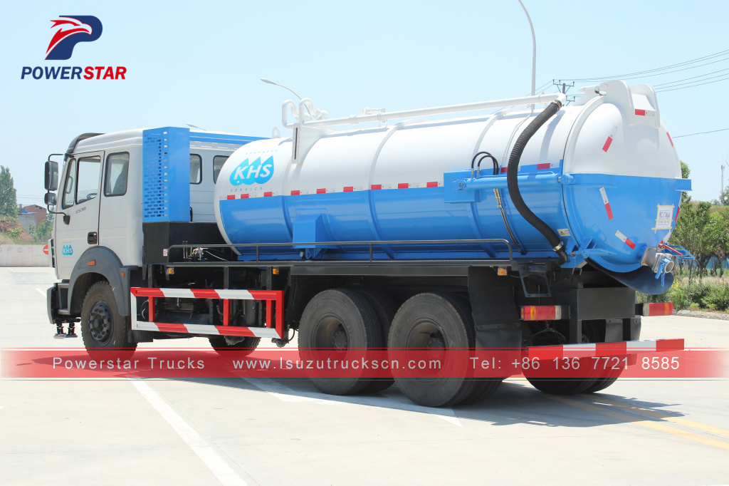 Monglia Beiben 10,000L Vacuum Sewage suction truck for sale