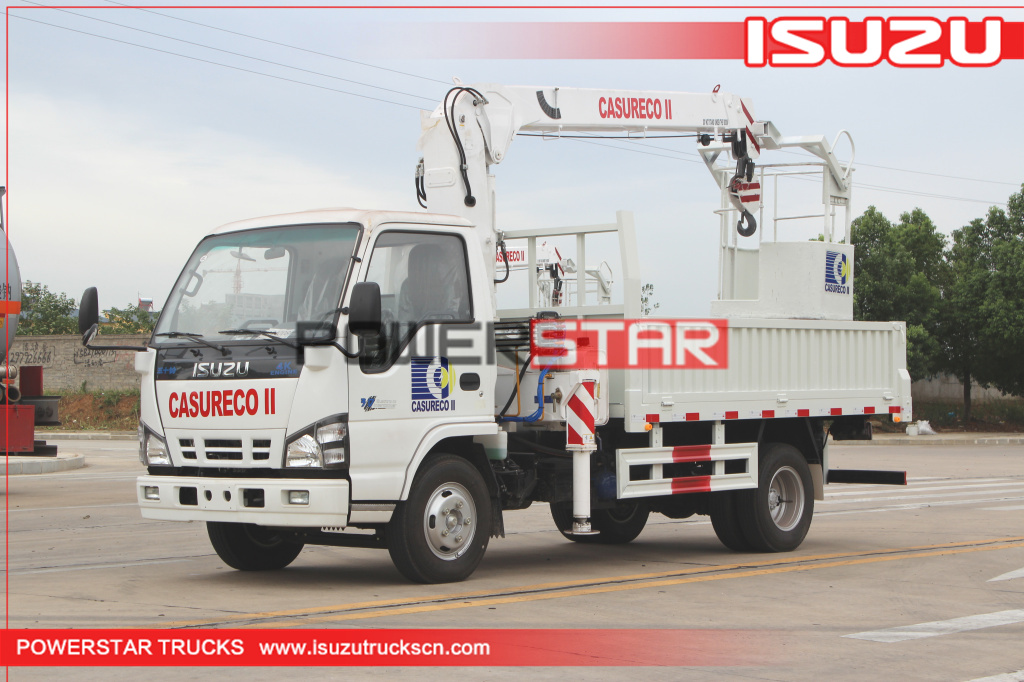 Japan ISUZU Manlifter truck basket crane vehicle for sale