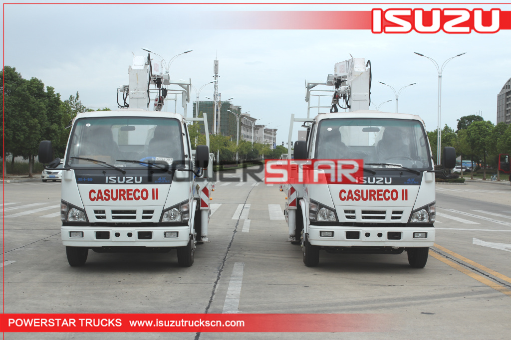 philippines ISUZU Construction telescopic boom crane trucks for sale