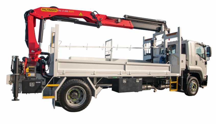 Japan Isuzu brand Knuckle Boom Truck Mounted Crane