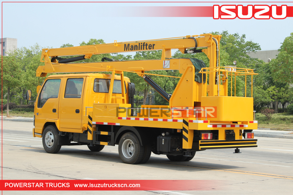 16m~18m Boom Lift Truck Isuzu Manlifter for sale