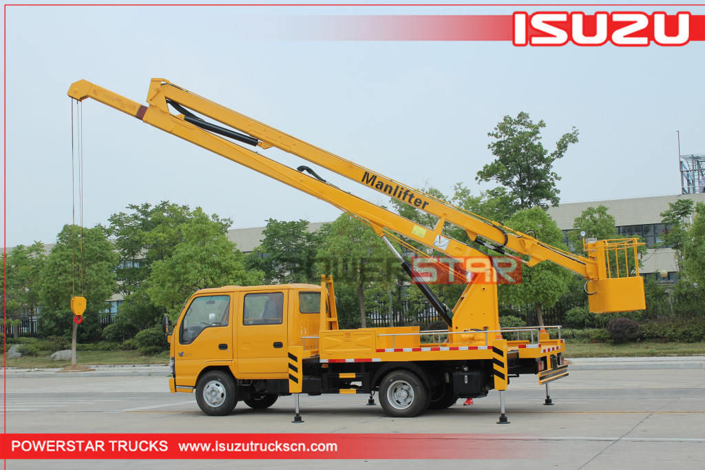 16m~18m Boom Lift Truck Isuzu Manlifter for sale