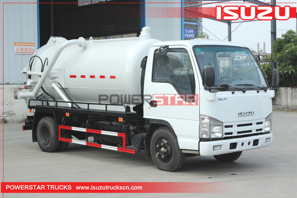 Isuzu water spray bowser tanker sprinkler tank truck for sale in Myanmar