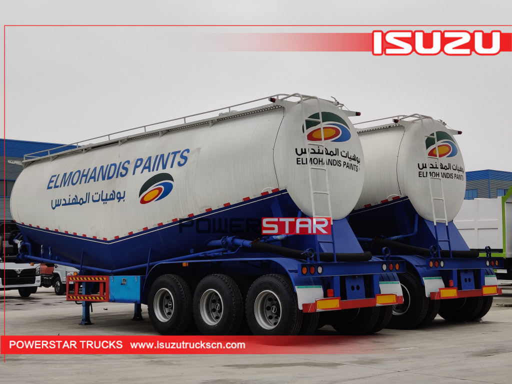 china best factory for bulk cement tanker semi trailer