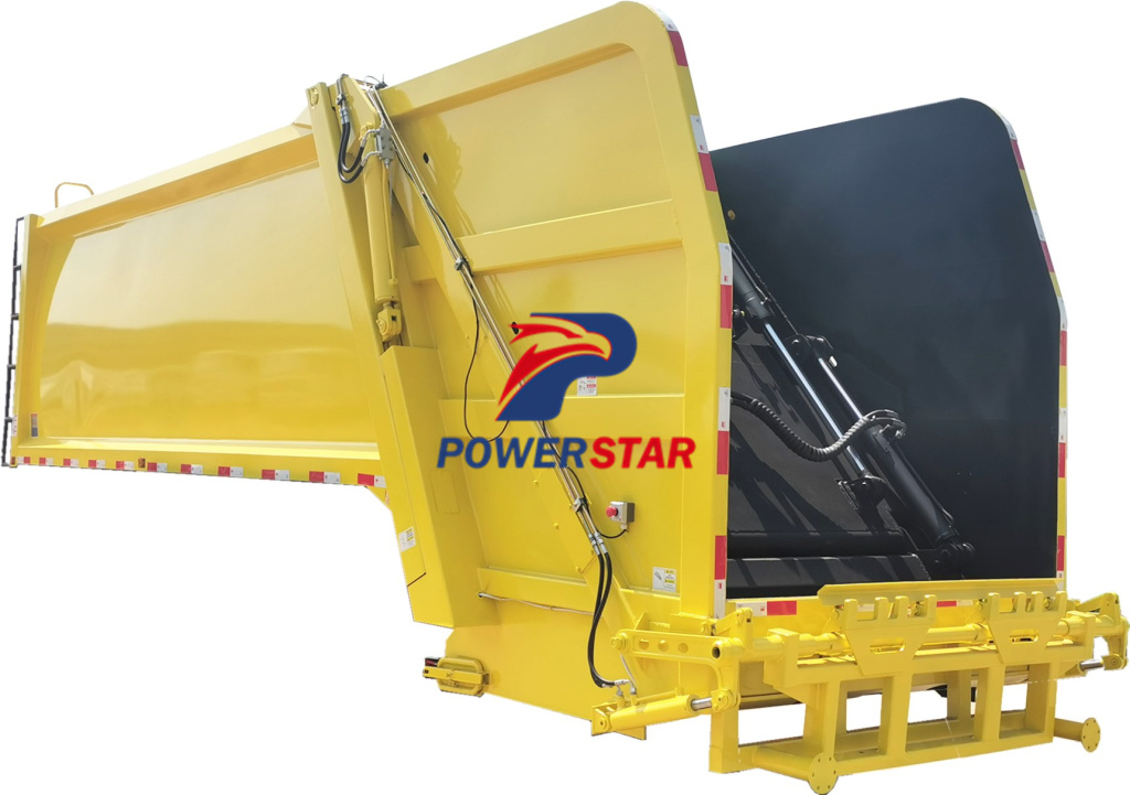 16cbm 18cbm Rear Loader Refuse Trcuk body structure