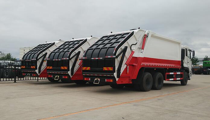 16cbm 18cbm Rear Loader Refuse Truck Body parts for sale 