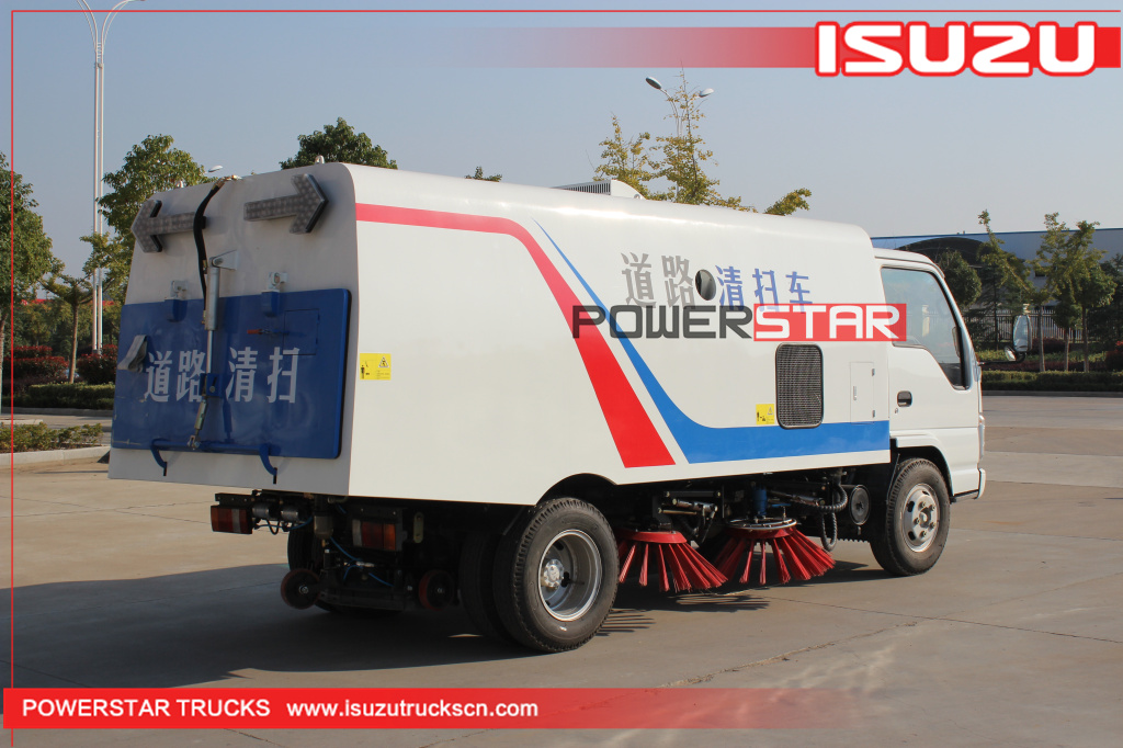 Road sweeper truck Isuzu garbage vehicle