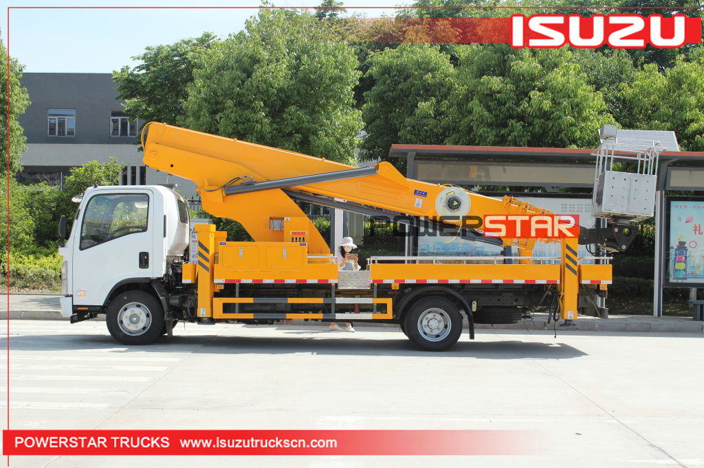 Brand new 24m 26m ISUZU Telescopic Bucket Truck Man Lifter Aerial Working Platform 220Kg