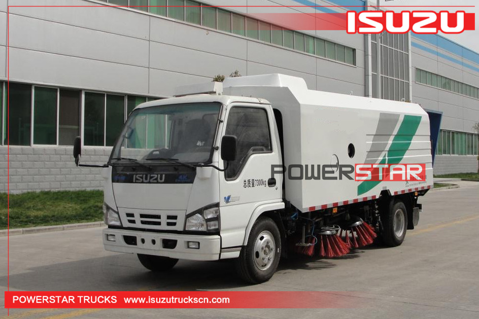 Waste collection sweeper truck Isuzu