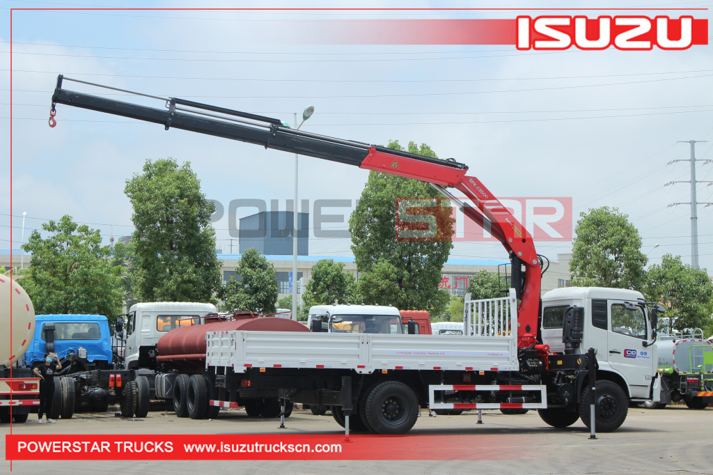 Rwanda Dongfeng Knuckle Boom Crane Trucks Palfinger SPK23500