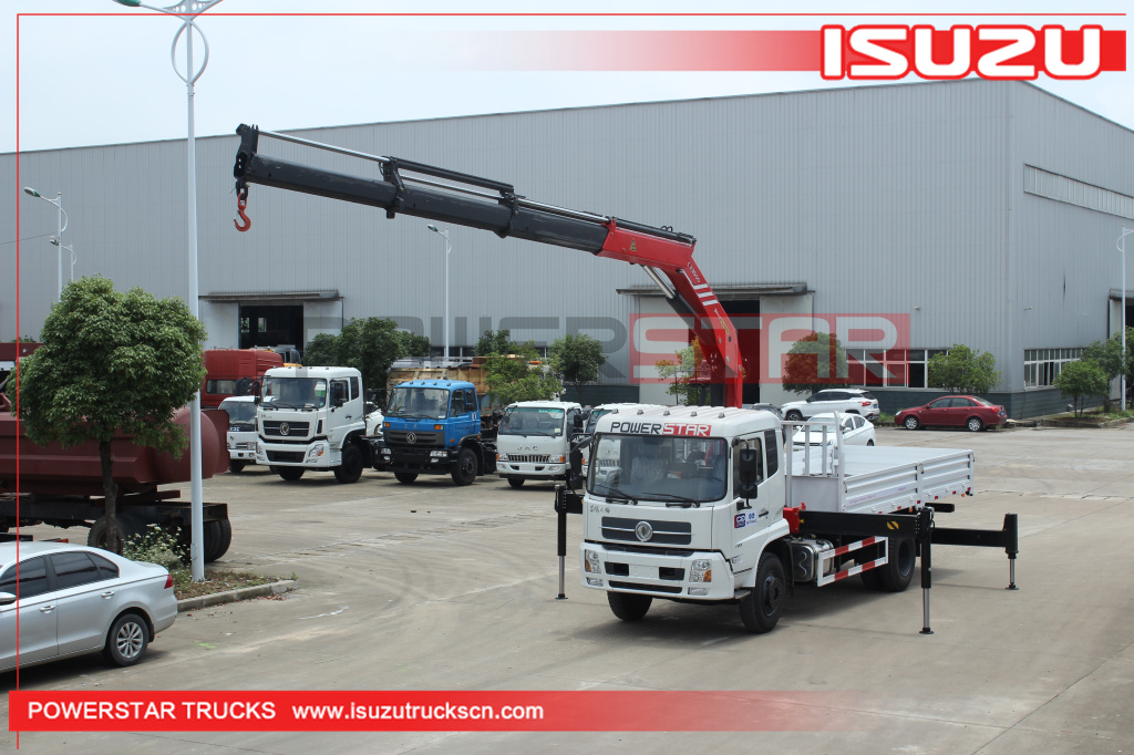 Rwanda Dongfeng Knuckle Boom Crane Trucks Palfinger SPK23500