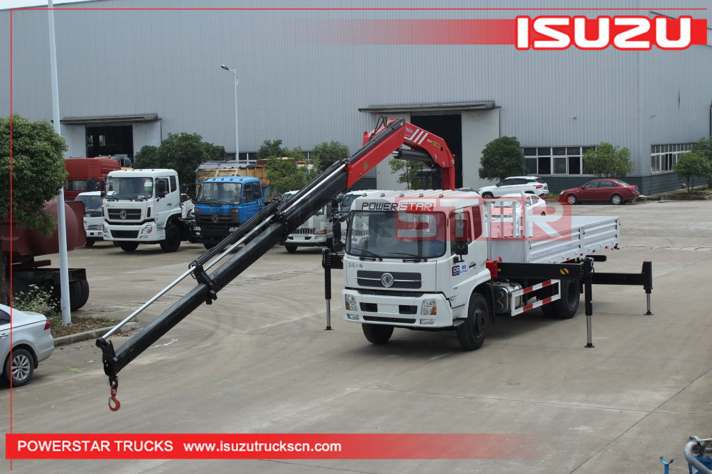 Rwanda Dongfeng Knuckle Boom Crane Trucks Palfinger SPK23500