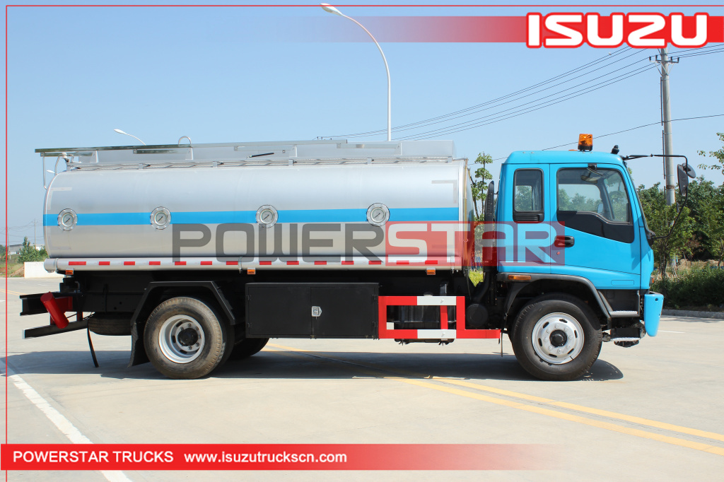 Philippines Oil bowser Fuel Tank Truck Isuzu 16,000L for sale