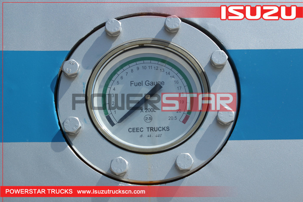 Philippines Oil bowser Fuel Tank Truck Isuzu 16,000L for sale