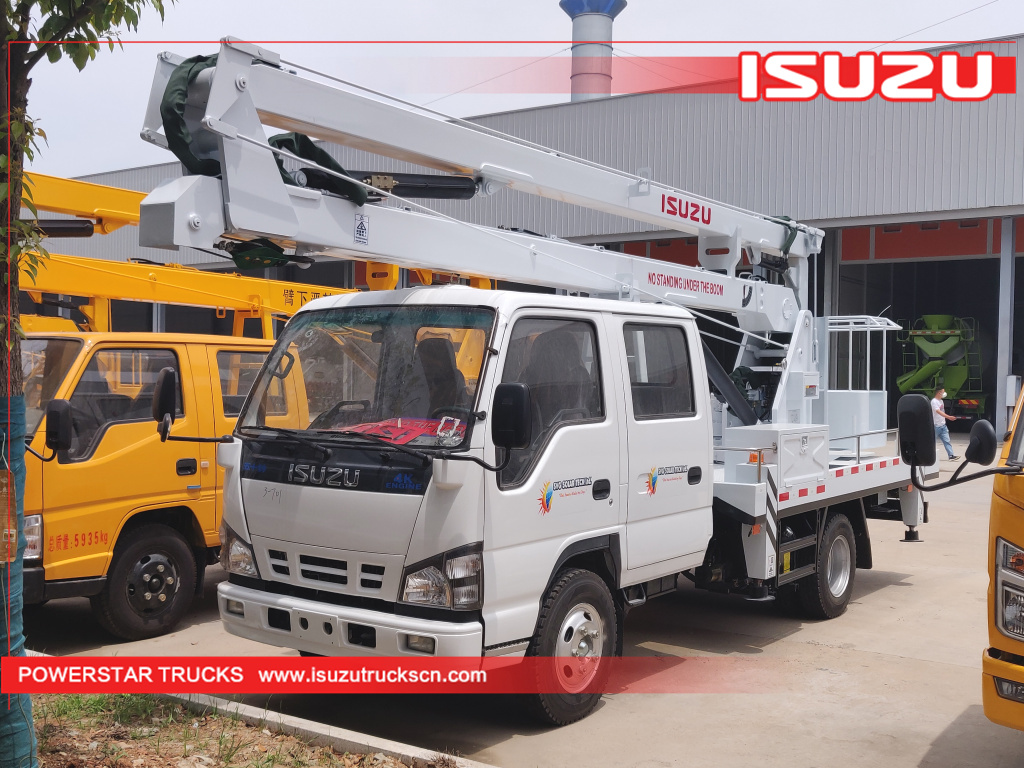 Brand new 12m 14m Telescopic Bucket Truck Isuzu Lifting Equipment for sale