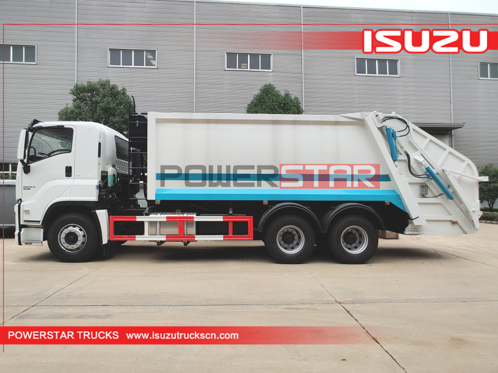 22CBM Isuzu GIGA Rear Loader VC61 Trash Compactor Truck with 6UZ1-TCG50 380HP