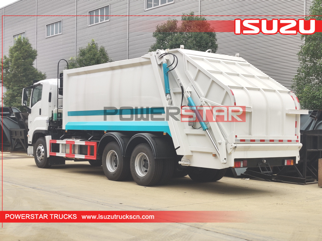 22CBM Isuzu GIGA Rear Loader VC61 Trash Compactor Truck with 6UZ1-TCG50 380HP