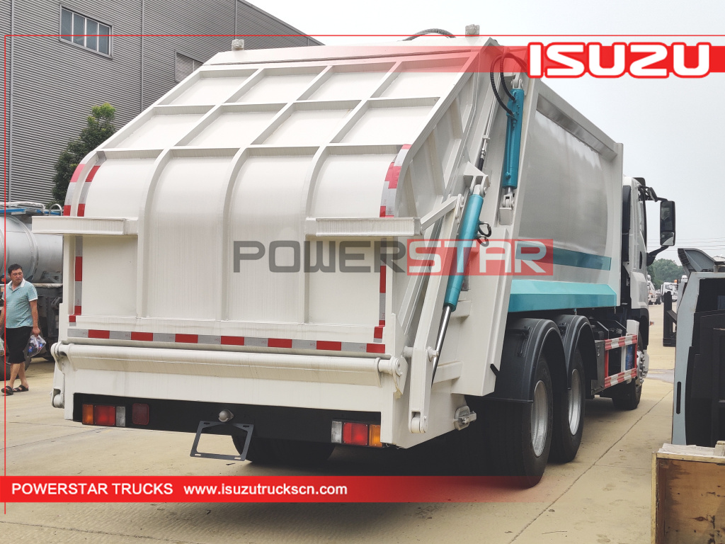 22CBM Isuzu GIGA Rear Loader VC61 Trash Compactor Truck with 6UZ1-TCG50 380HP