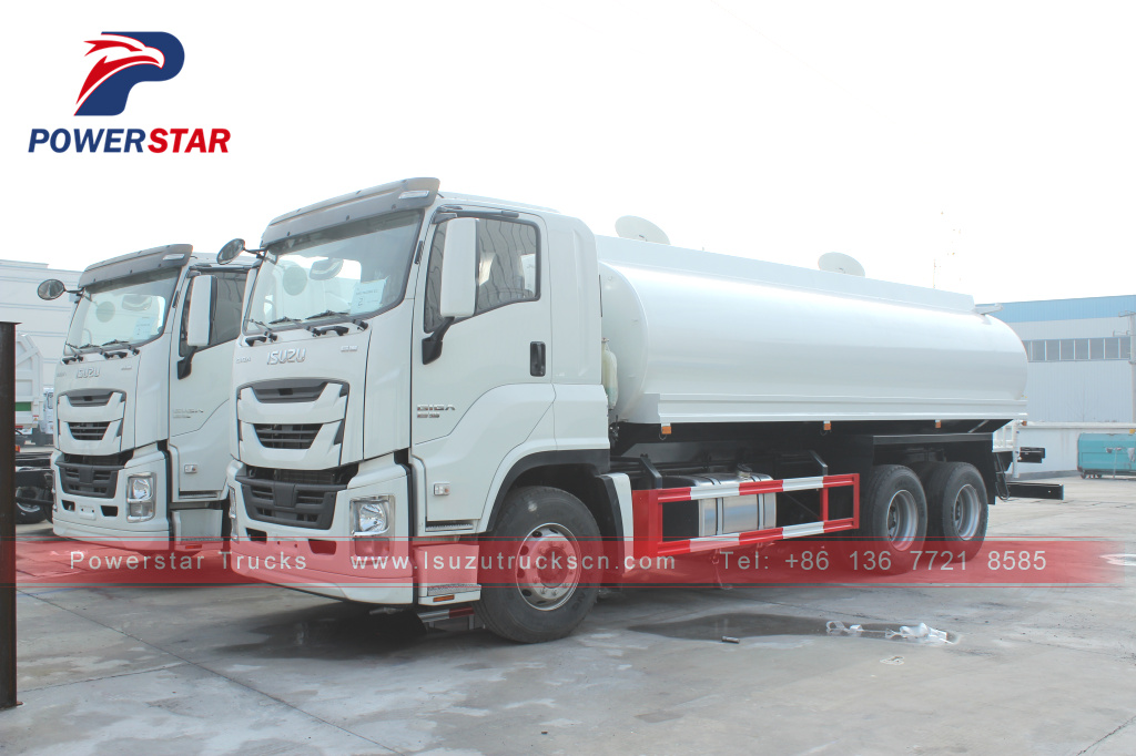 Philippines ISUZU GIGA 6*4 20,000L Water Sprinkler 20m3 Water Bowser Truck 6UZ1-TCG50 380HP