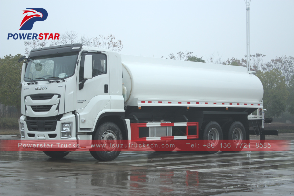 Philippines ISUZU GIGA 6*4 20,000L Water Sprinkler 20m3 Water Bowser Truck 6UZ1-TCG50 380HP