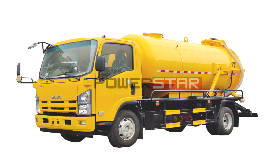 ISUZU ELF NPR Sewage suction trucks