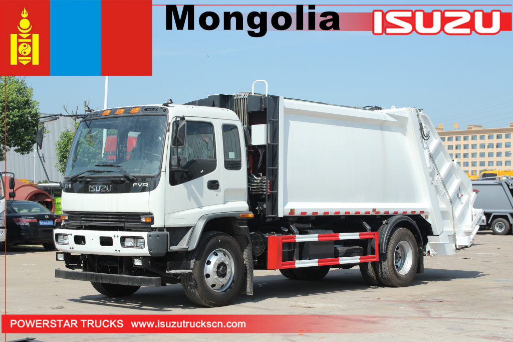 Isuzu 20 Cubic Meters Compression Garbage Refuse Collection Truck Waste Trash Compactor Rubbish