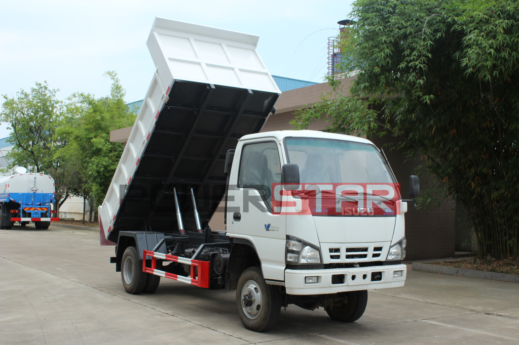 French polynesia ISUZU NKR 600P 4x2 4x4 full road MINI tipper Truck 3 tonne to 4 tonne 5 tonne