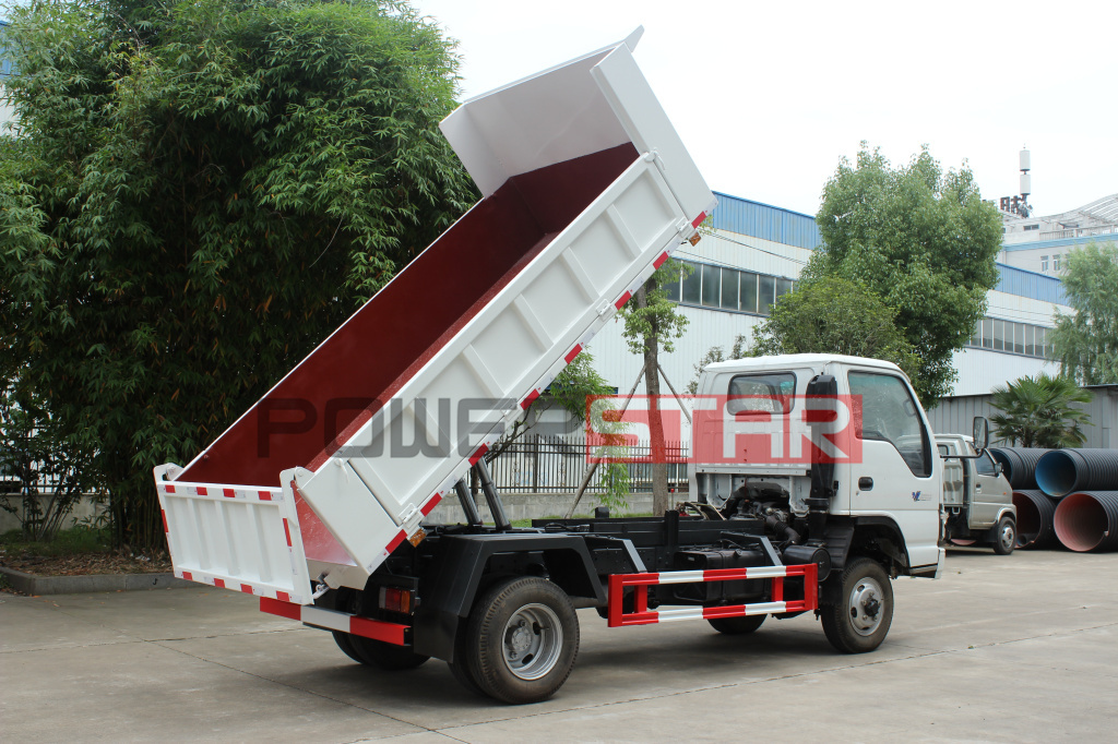 French polynesia ISUZU NKR 600P 4x2 4x4 full road MINI tipper Truck 3 tonne to 4 tonne 5 tonne