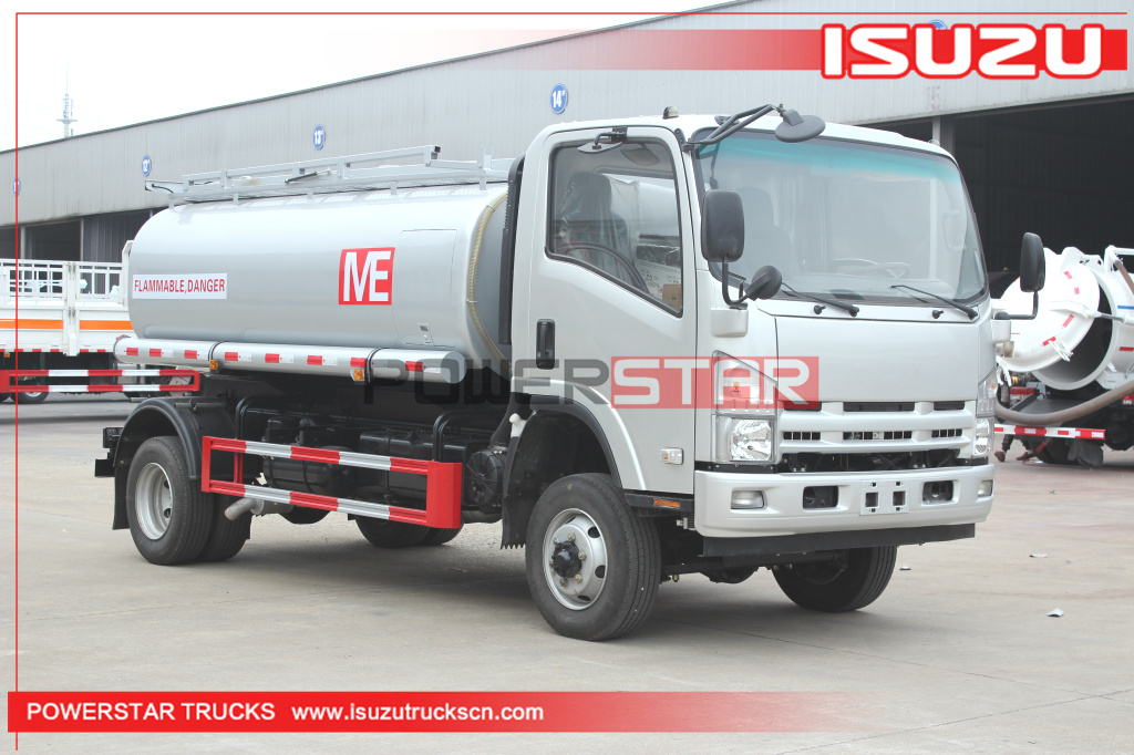 Philippines ISUZU ELF 700P 4WD 4*4 Gasoline Fuel Oil Tank Truck with Dispenser