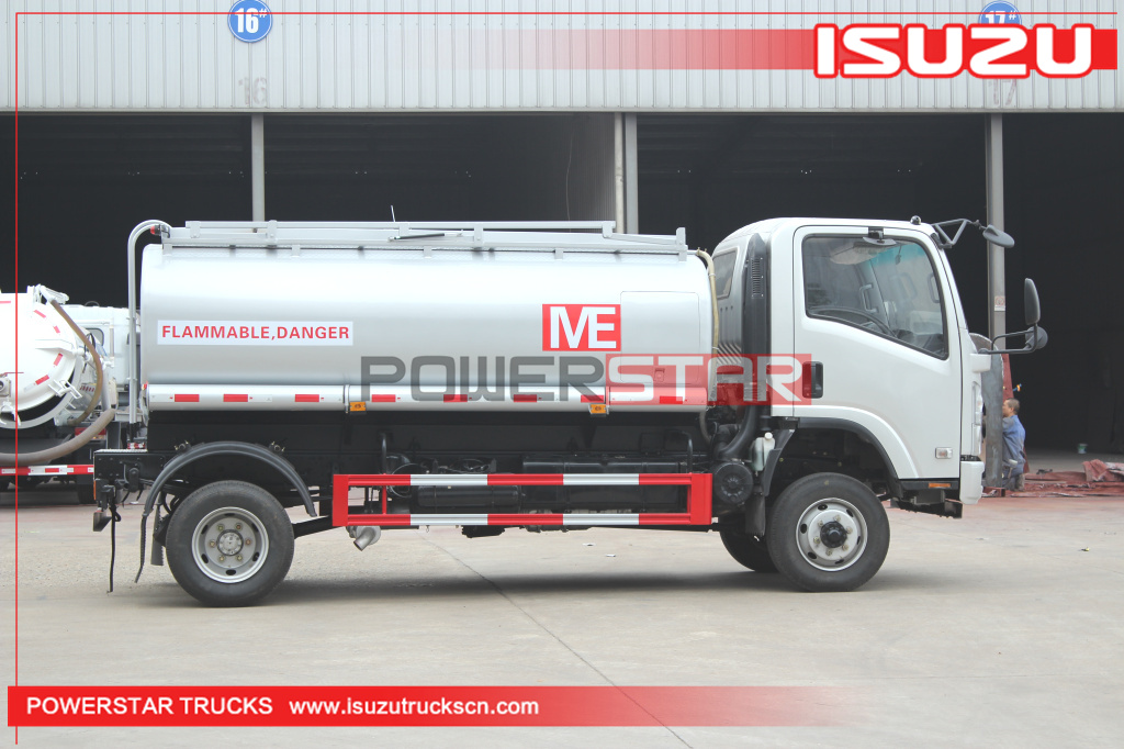 Philippines ISUZU ELF 700P 4WD 4*4 Gasoline Fuel Oil Tank Truck with Dispenser