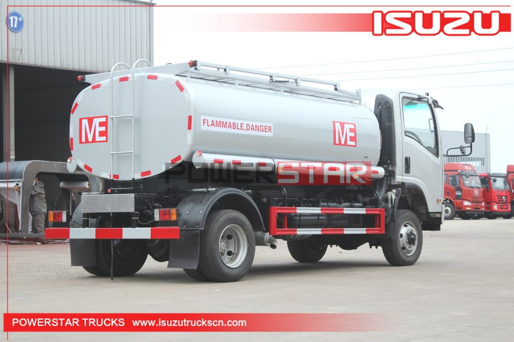 Philippines ISUZU ELF 700P 4WD 4*4 Gasoline Fuel Oil Tank Truck with Dispenser