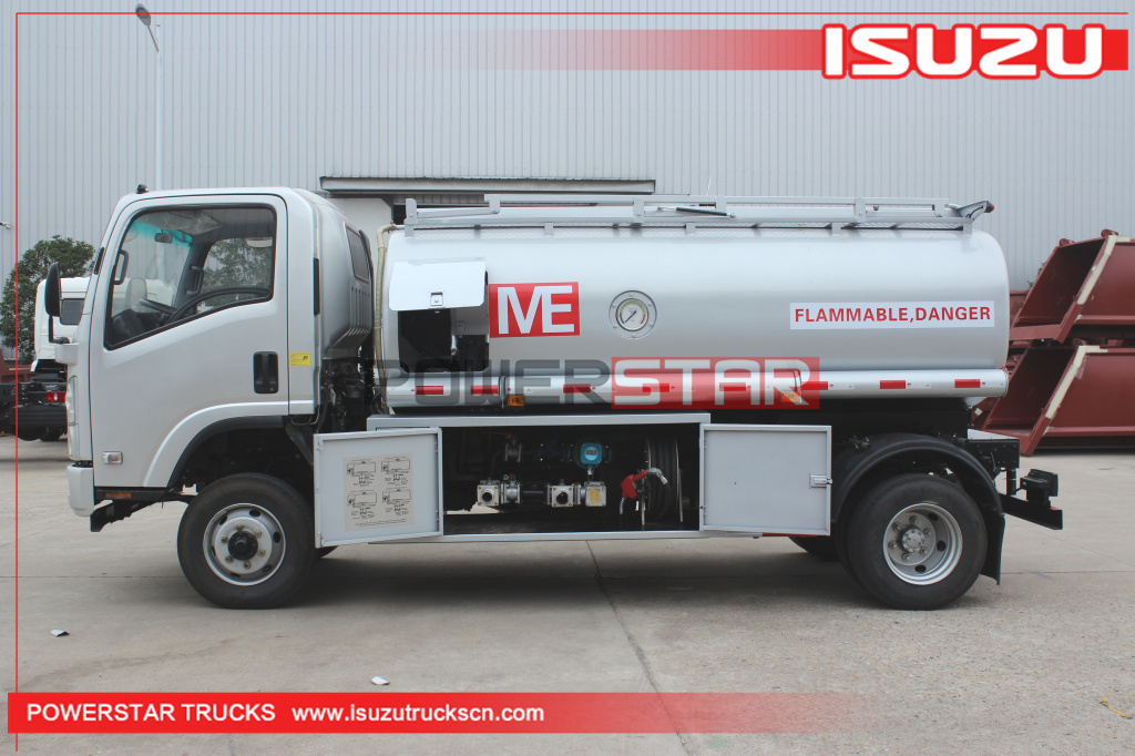 Philippines ISUZU ELF 700P 4WD 4*4 Gasoline Fuel Oil Tank Truck with Dispenser