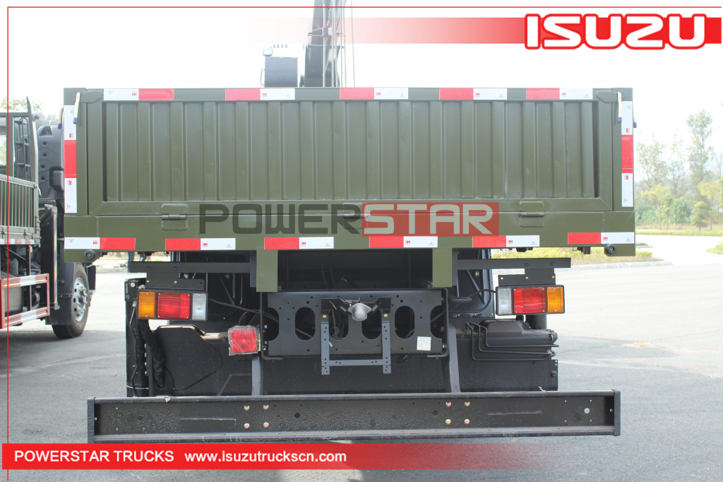 Military Isuzu GIGA VC46/61 Cargo Truck with Palfinger SPS40000 16Ton stiff boom Crane