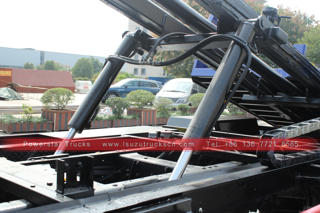 HAITI Powerstar ISUZU flat bed wrecker 8 ton Platform flatbed tow truck wrecker for sale