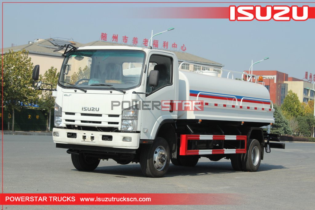 ISUZU ELF 4WD All wheel drive 8,000L Potable Water Sprinkler Trucks for sale