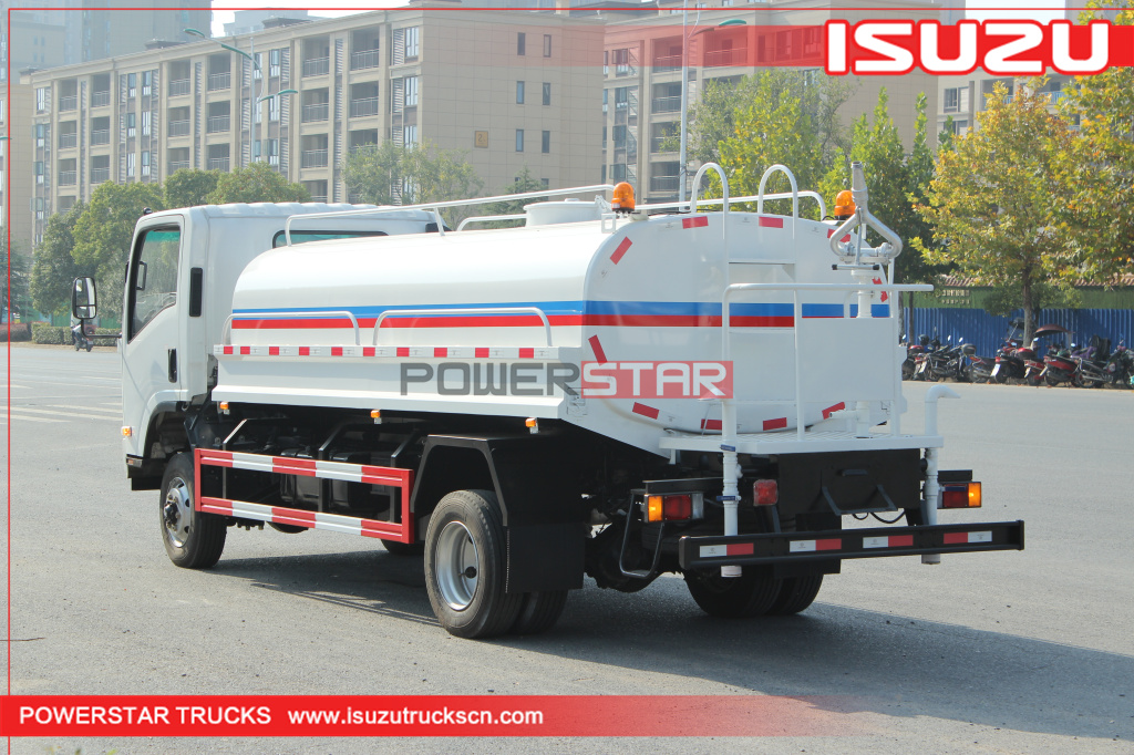 ISUZU ELF 4WD All wheel drive 8,000L Potable Water Sprinkler Trucks for sale