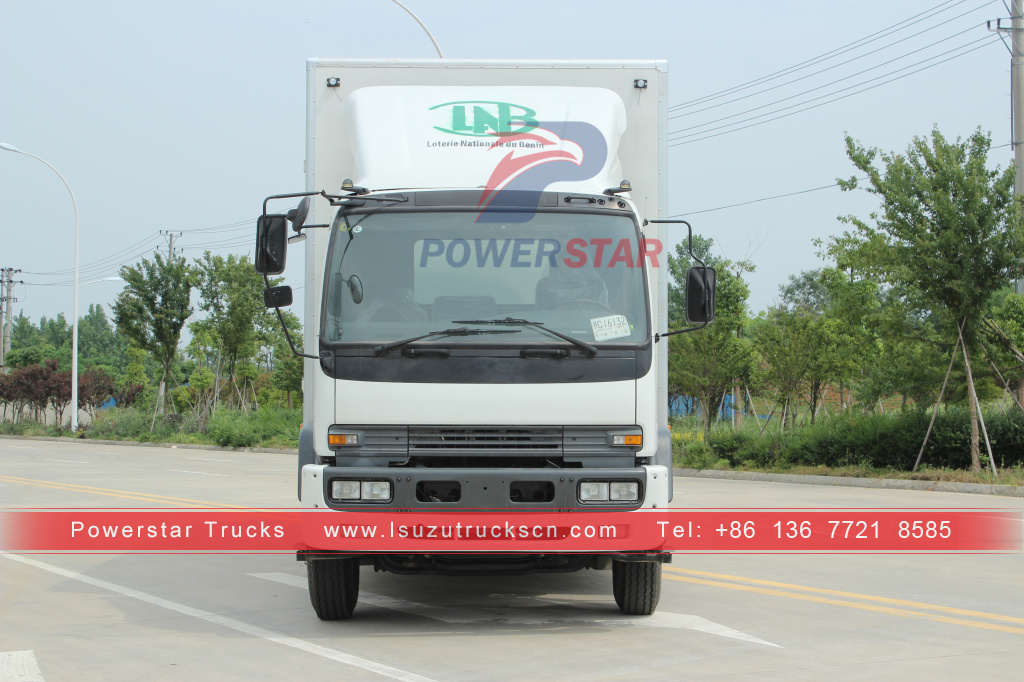 Africa Benin New ISUZU Outdoor Election Vote Car Mobile Advertising Show Truck with Foldable Stage