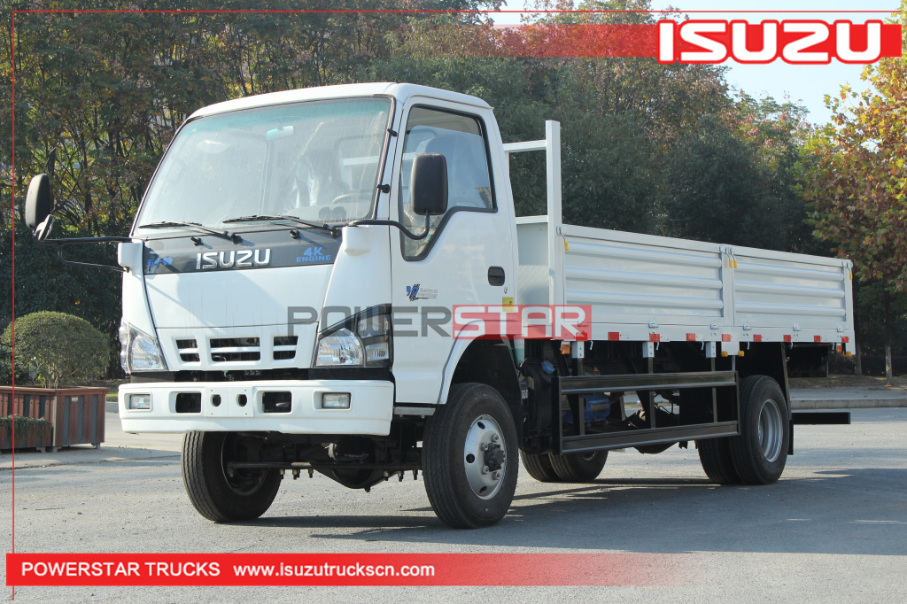 Philippines - 3 units ISUZU NKR 600P 4x4 off road dropside flatbed cargo van trucks