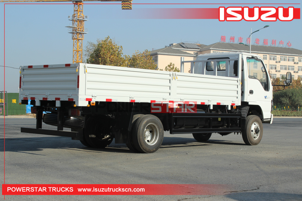 Philippines - 3 units ISUZU NKR 600P 4x4 off road dropside flatbed cargo van trucks