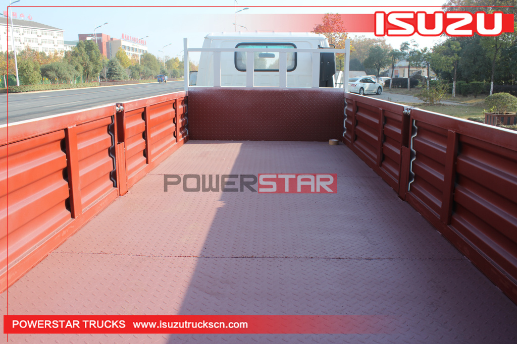 Philippines - 3 units ISUZU NKR 600P 4x4 off road dropside flatbed cargo van trucks