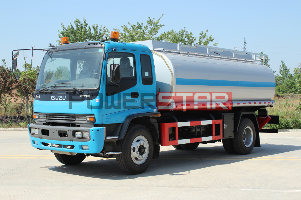 Factory FTR ISUZU Mobile Refueling Truck Fuel Oil Transportation Tank Trucks for sale