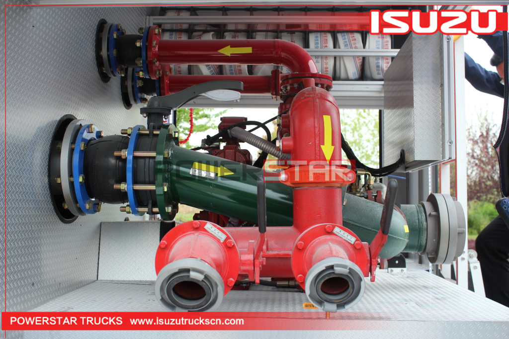 ISUZU FVZ Fire truck Manufacturer for 7000L-10000L Fire Engine Water Foam Fire Tender Truck