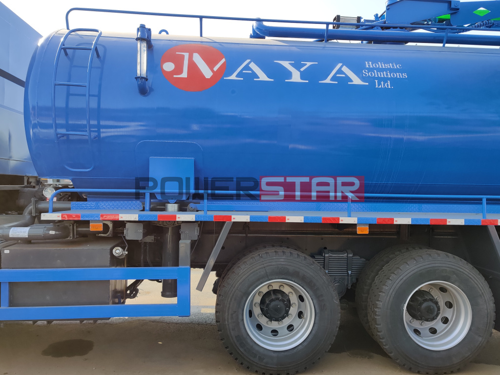 ISUZU GIGA Combined sewer jetting and suction trucks for Philippines